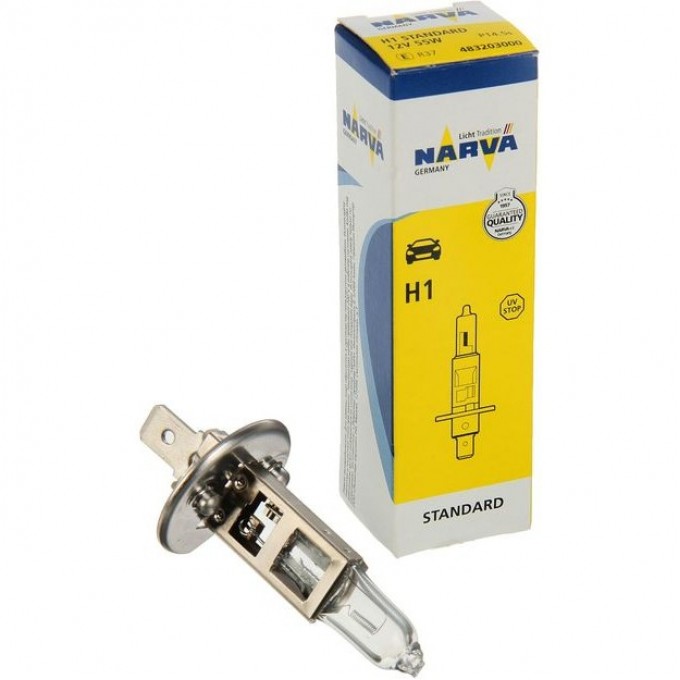 Лампа NARVA 55W 12V PX26d 10x2 1A wather light 81140479