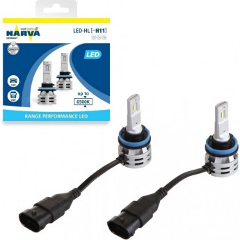 Лампа NARVA LED H1 P14.5s 13.2В 18Вт 5800К X2 2шт.