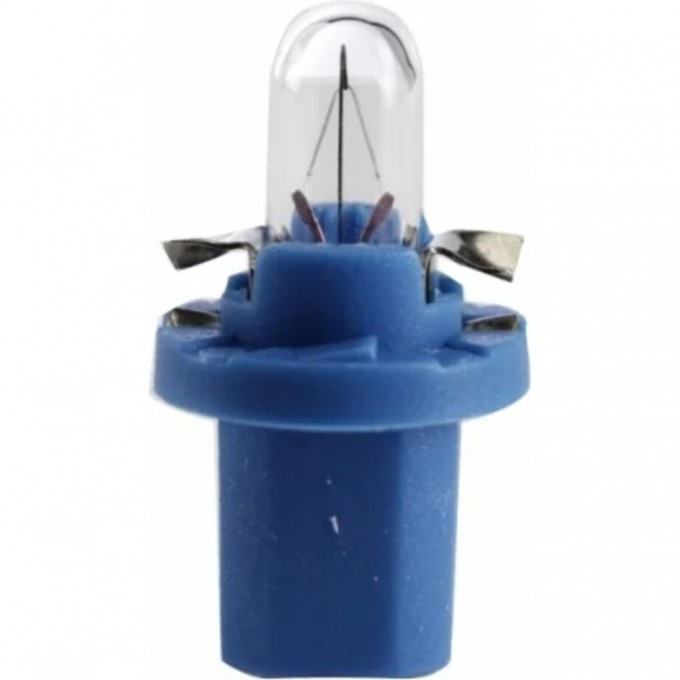 Лампа NARVA PLASTIC BASE LAMPS 12V BAX 1.2W BAX8.5d/1.5 синий патрон 78957990