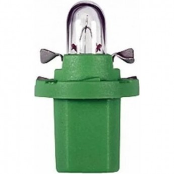 Лампа NARVA PLASTIC BASE LAMPS BAX 2W 12V BAX8.5d/2 зеленый патрон