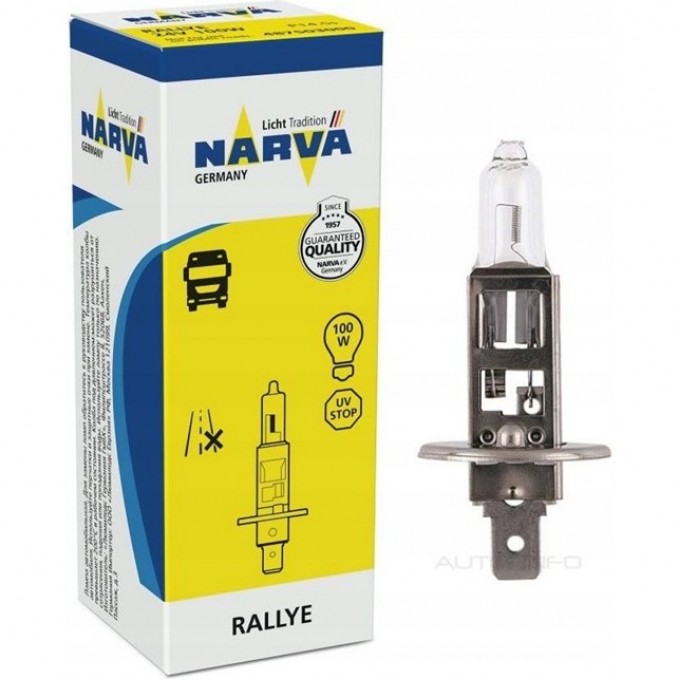 Лампа NARVA RALLYE H1 100W P14.5s 24V 44987815