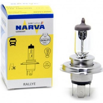 Лампа NARVA RALLYE H4 100/90W P43t-38 24V