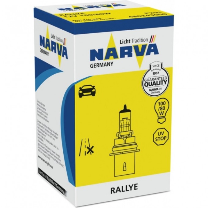 Лампа NARVA RALLYE HB1R 12V 100/80W P29t 81074062