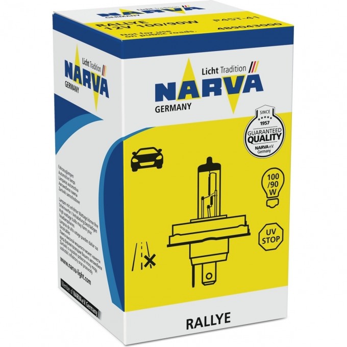 Лампа NARVA RALLYE HR2 12V 100/90W P45t 47386644