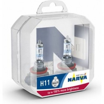 Лампа NARVA RANGE POWER 150 H11 55 PGJ19-2 12V 2шт.