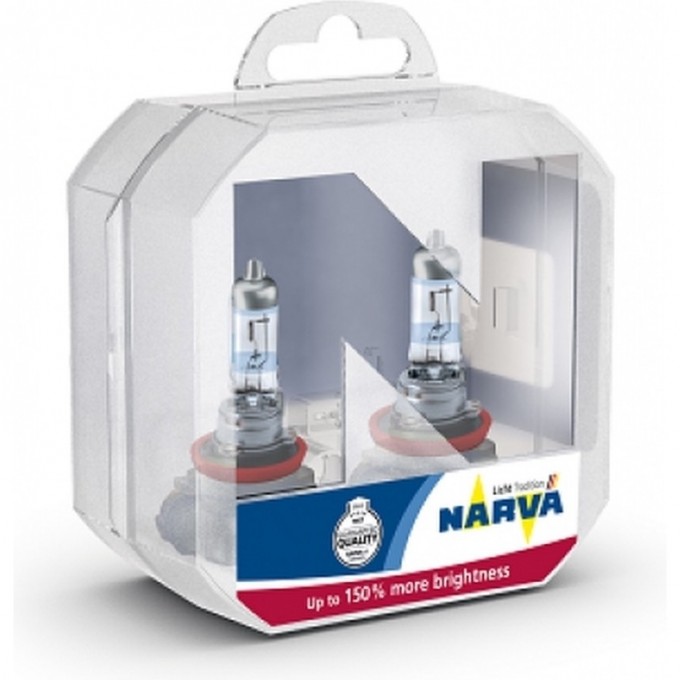 Лампа NARVA RANGE POWER 150 H4 12V 60/55W P43t-38 2шт. 91252164