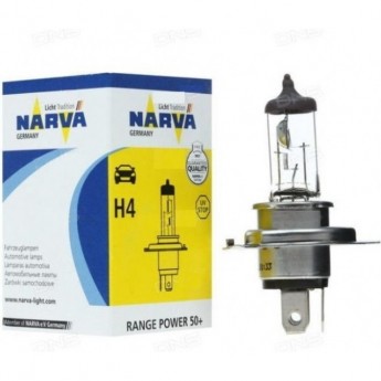 Лампа NARVA RANGE POWER 50+ H4 65W P43t-38 12V