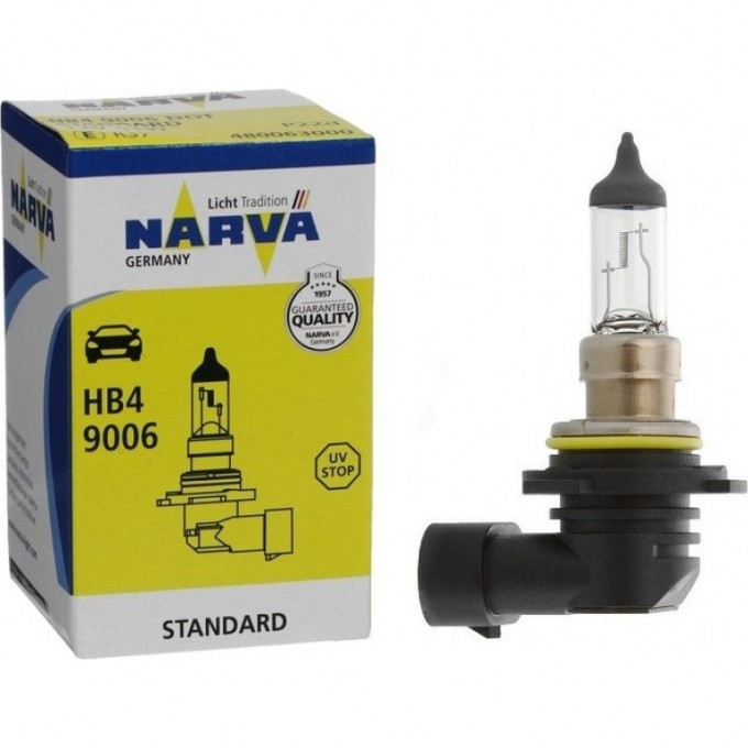 Лампа NARVA RANGE POWER BLUE+ HB4/9006 51 12V P22d 46938601