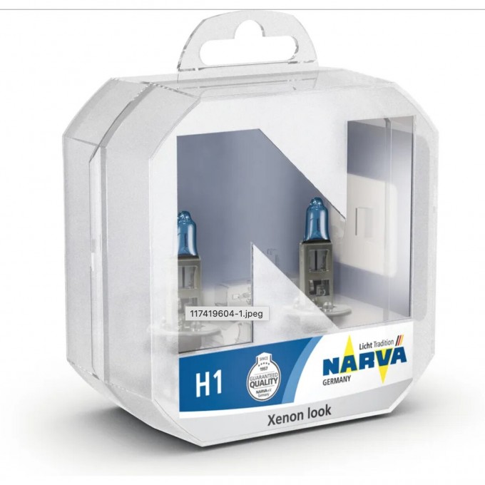 Лампа NARVA RANGE POWER WHITE H1 12V 85W P14.5s W5W W2.1x9.5d 2 шт. 82280521