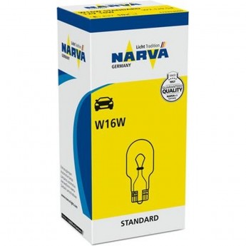 Лампа NARVA STANDARD 12V W16W 16W W2.1x9.5d бесцокольная