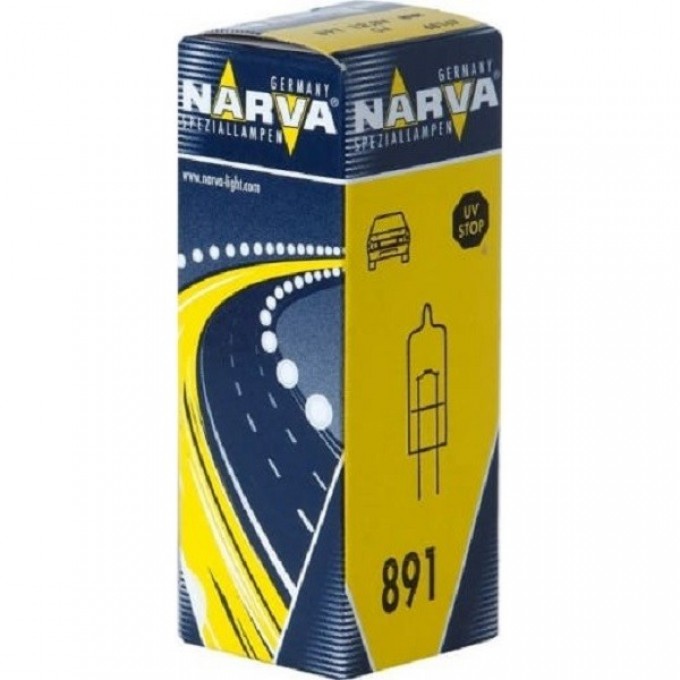 Лампа NARVA STANDARD 891 12.8V 8W G4 47386637