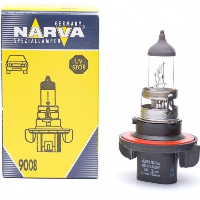 Лампа NARVA STANDARD H13 9008 65W P26.4t 12V 38128723